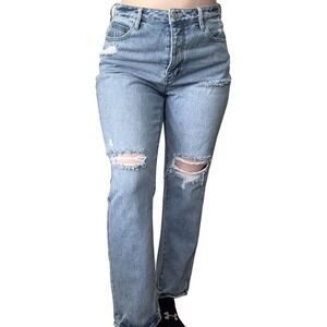 PacSun Distressed Medium Wash | 100% Cotton Jeans | Women's Size 29L‎